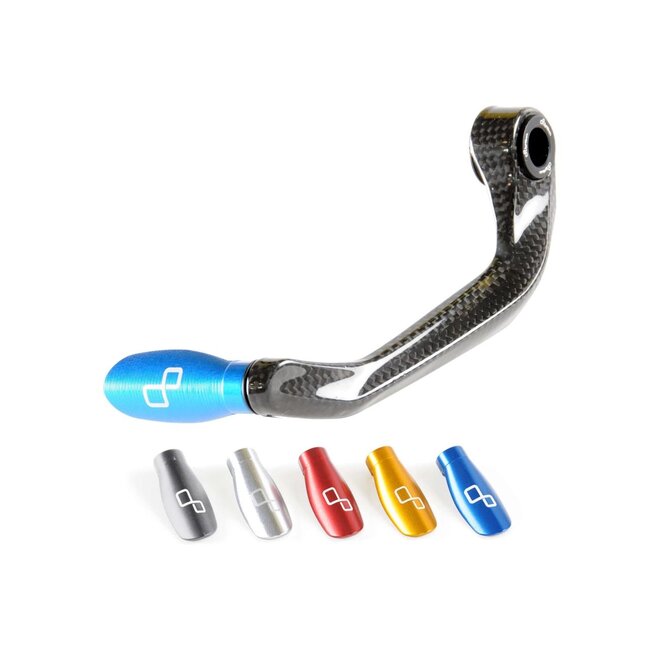 LIGHTECH C-Tech koppelinghendelbeschermer 132 mm carbon zwart/goud ISS106LCORO