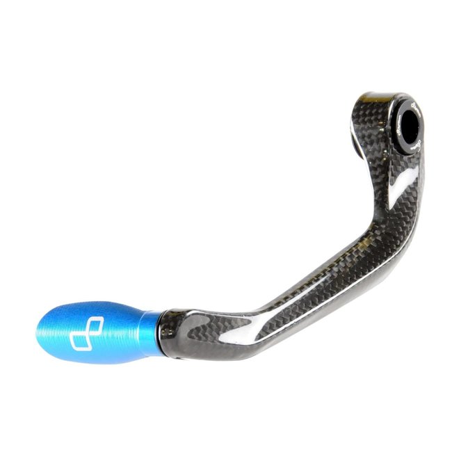LighTech LIGHTECH C-Tech koppelinghendelbeschermer 132 mm carbon zwart/kobalt ISS106LCCOB
