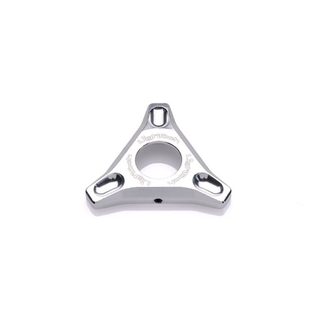 LighTech LIGHTECH Fork Preload Quick Adjuster Silver Kawasaki ZX6R REG003SIL