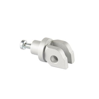 LighTech LIGHTECH voetsteunhouders voor zwart Kawasaki Z650 FTP031SIL