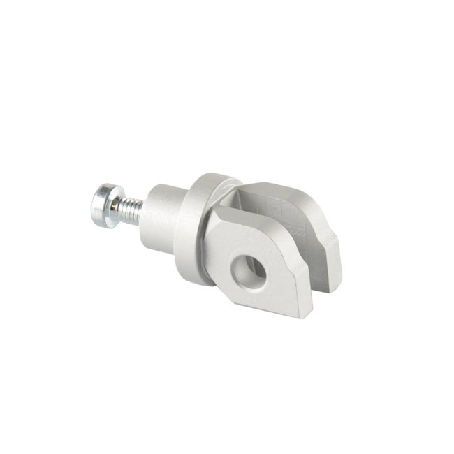 LighTech LIGHTECH voetsteunhouders voor zwart Kawasaki Z650 FTP031SIL