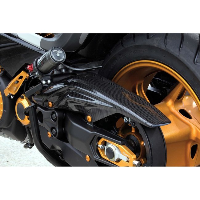 LIGHTECH riemkast glanzend carbon Yamaha T-Max 530 CARY4612