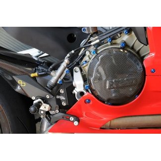 LIGHTECH koppelingcarterdeksel glanzend carbon Ducati Panigale CARD1030