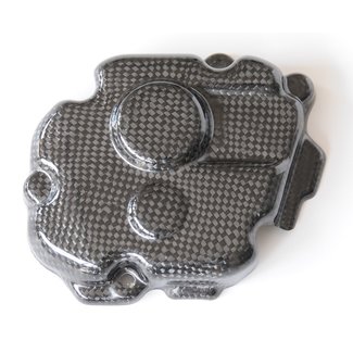 LIGHTECH ontstekingscarterdeksel glanzend carbon Kawasaki Zx10R CARK9618