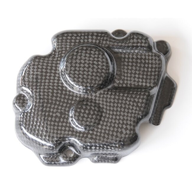 LIGHTECH ontstekingscarterdeksel glanzend carbon Kawasaki Zx10R CARK9618