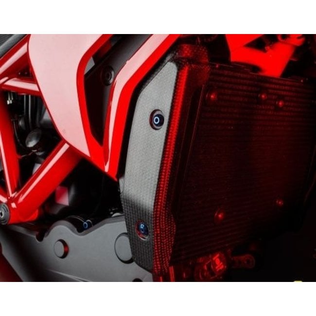 LighTech LIGHTECH radiateurombouw mat carbon Ducati Hypermotard 821 CARD2081M