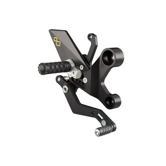 LIGHTECH verstelbare/inklapbare schakelset achter standaard schakelsysteem Yamaha Mt-09 FTRYA007W