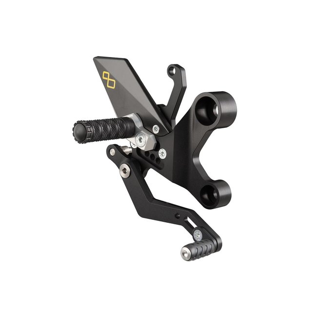 LighTech LIGHTECH verstelbare/inklapbare schakelset achter standaard schakelsysteem Yamaha Mt-09 FTRYA007W