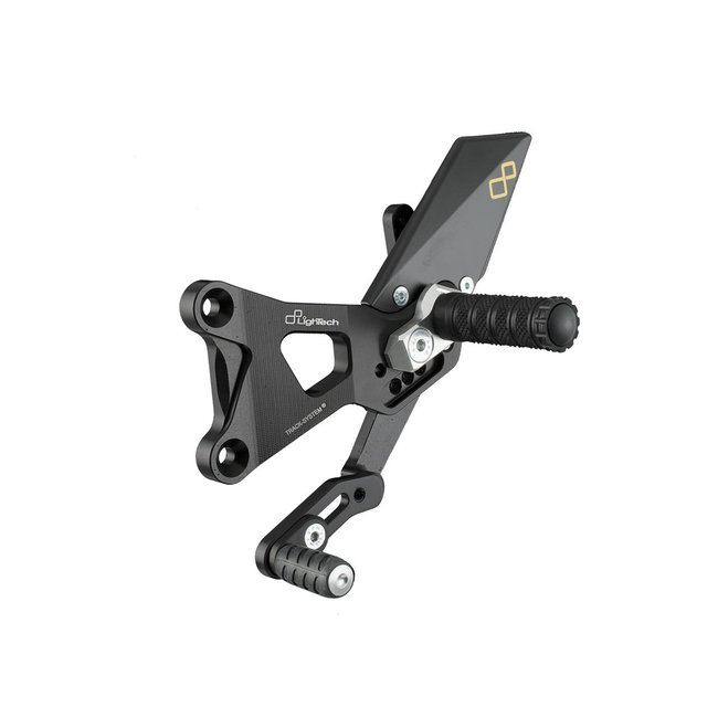 LIGHTECH verstelbare/inklapbare schakelset achter standaard schakelsysteem BMW S1000R FTRBM001W