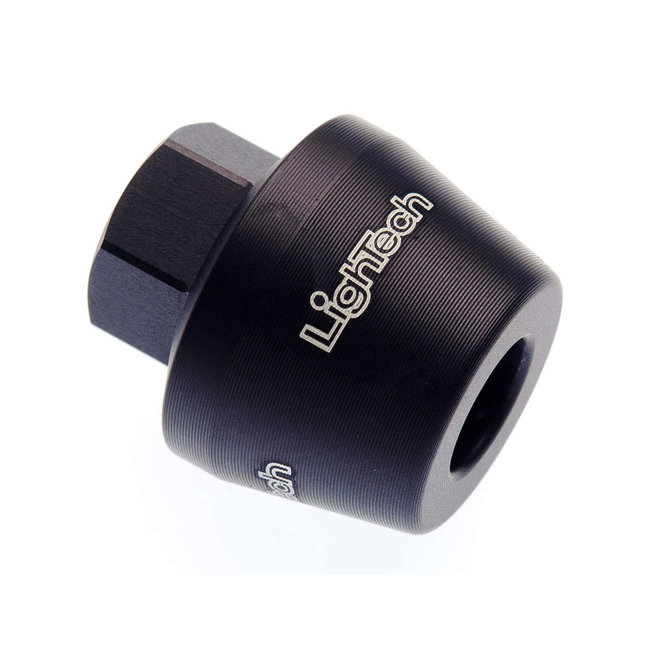 LighTech LIGHTECH Swingarm Protection Aluminium Black Yamaha T-Max 500 STEYA003NER