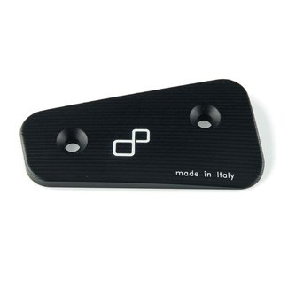 LighTech LIGHTECH Heel Guard for Exhaust Aluminium Black Yamaha T-Max 530 STEYA110NER