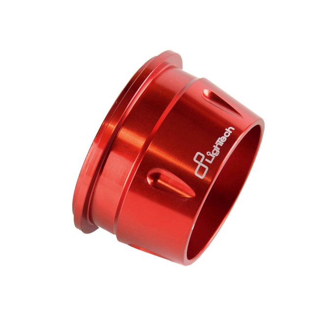 LIGHTECH eindkap geluiddemper rood aluminium Yamaha T-Max 530 TEX001ROS