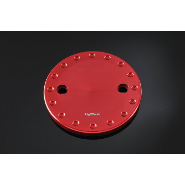LighTech LIGHTECH tandwielkastdeksel rood aluminium Yamaha T-Max 500/530 STEYA002ROS