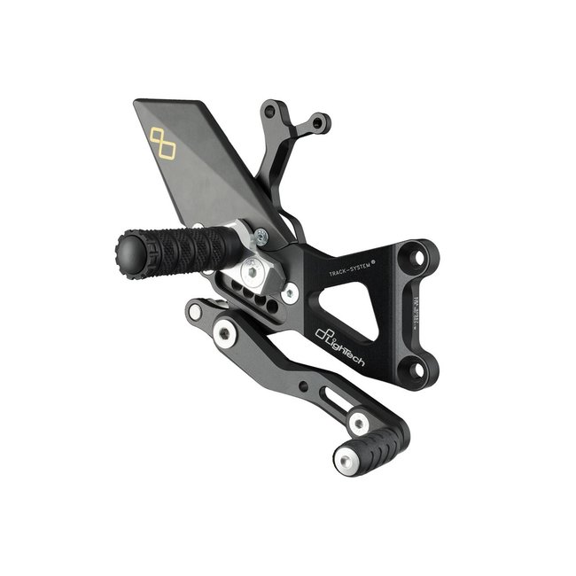 LighTech LIGHTECH verstelbare schakelset achter met meerdere standen zwart Honda CBR1000RR FTRHO006