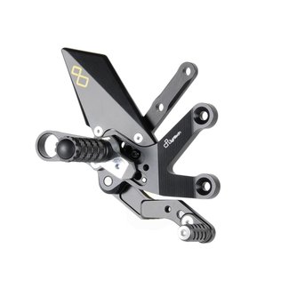 LighTech LIGHTECH vaste verstelbare schakelset achter zwart Suzuki GSX-R1000 FTRSU004