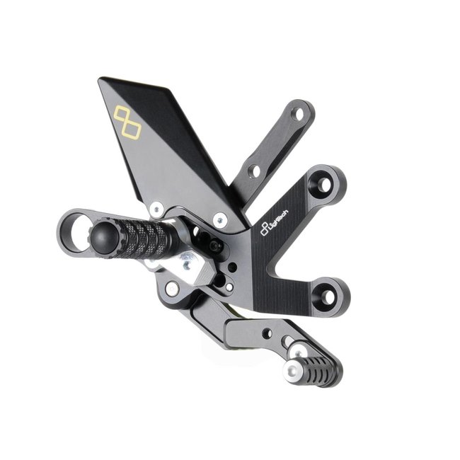 LighTech LIGHTECH vaste verstelbare schakelset achter zwart Suzuki GSX-R1000 FTRSU004