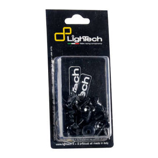 LighTech Ergal-Aluminium schwarz Motorschraubensatz Yamaha