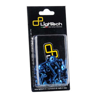 LighTech Ergal-Aluminium kobaltblau Motorschraubensatz Yamaha
