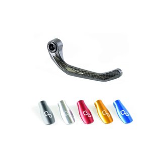 LighTech LIGHTECH koppelinghendelbeschermer 132 mm glanzend carbon oranje ISS106LCARA