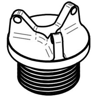 LighTech LIGHTECH oliecarterdop 3 gaten M24x3 oranje OIL013ARA