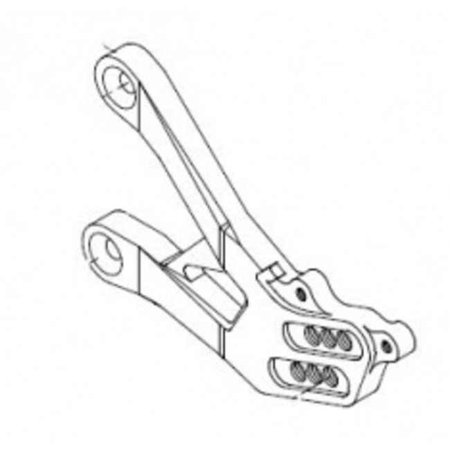 LIGHTECH linker deksel schakelset achter zilver Yamaha YZF-R1 FTR625SIL