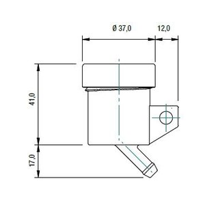 Fluid Reservoir Red Unit 16 Cm3 OBT004ROS