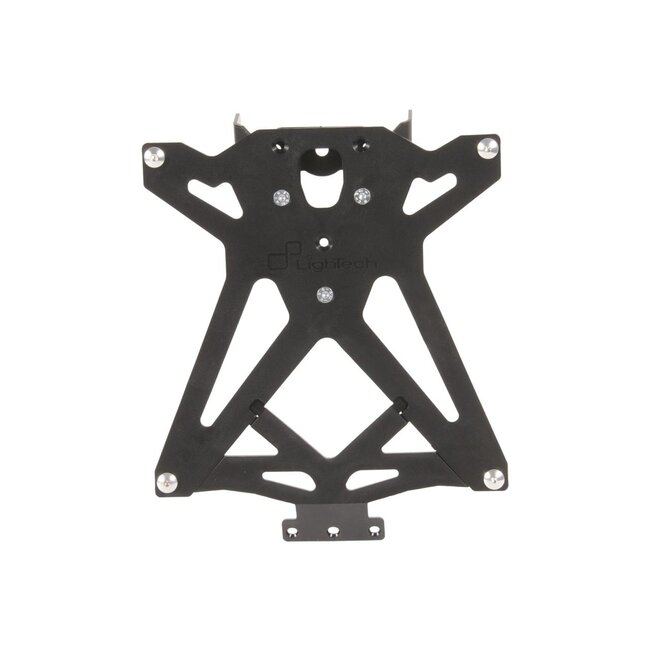 LIGHTECH verstelbare kentekenplaathouder zwart Ducati Panigale 899 KTARDU109A2