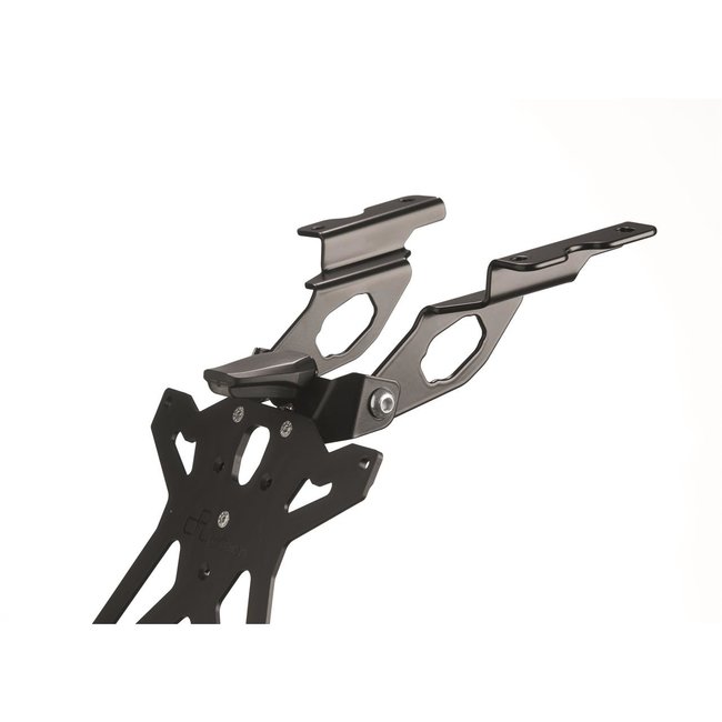 LighTech LIGHTECH verstelbare kentekenplaathouder zwart Triumph Street Triple 675 KTARTR106A2