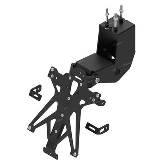 LighTech LIGHTECH verstelbare kentekenplaathouder zwart Aprilia Dorsoduro 900 TARAP108A2