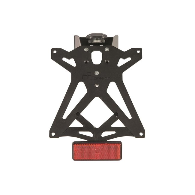 LIGHTECH Adjustable License Plate Holder Kit Black Husqvarna Vitpilen 701 KTARHU102A2