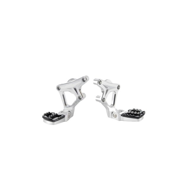 LIGHTECH Fix Rearset Foldable Footpegs Black Honda X-ADV FTRHO009NER