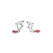 LIGHTECH Fix Rearset Foldable Footpegs Red Honda X-ADV FTRHO009ROS