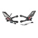 LIGHTECH Racing Adjustable/Foldable Rearset Standard & Reverse Shifting Black Honda CBR1000R-RR FTRHO011R