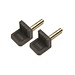 LighTech Paar L-steunen rubber RSF24
