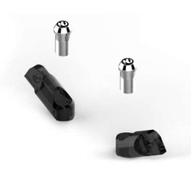 LIGHTECH ombouwset spiegelbevestigers stuur naar kuip zwart Yamaha T-Max 530 SPEY10