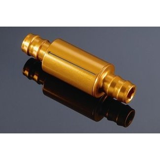 LIGHTECH terugslagklep benzineleiding zwart aluminium universeel VALB09NER