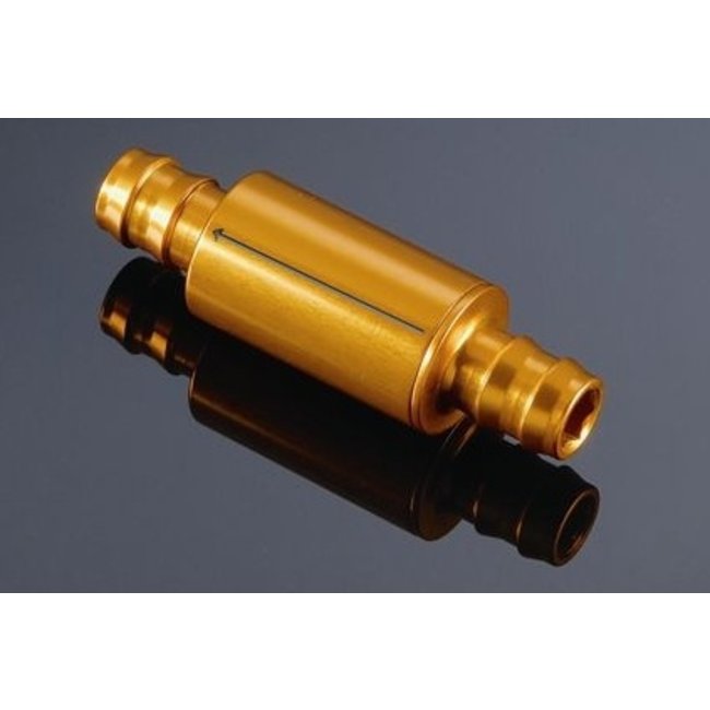 LighTech LIGHTECH terugslagklep benzineleiding zwart aluminium universeel VALB09ORO