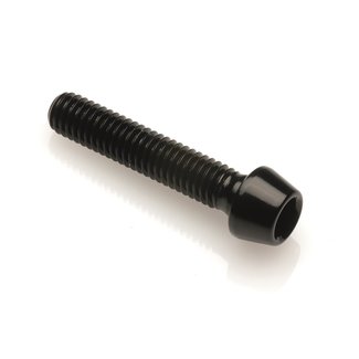 BTR schroeven met conische kop M6 x 90 zwart Ergal 001M6090NER BTR schroeven met conische kop M6 x 90 zwart Ergal 001M6090NER