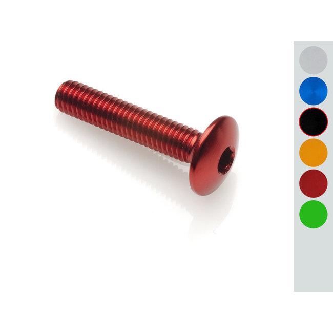 LIGHTECH bolkopschroef M8 x 25 zwart Ergal 002M8025NER