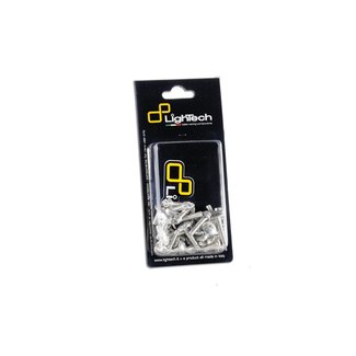LighTech Aluminium silber Motorschraubensatz Suzuki Gsx-R1000