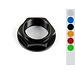 achterwielasmoer links rood Ergal Triumph Speed Triple 1050 D021ROS