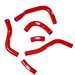 Samco Sport RADIATORSLANGEN CRF450 '13 SportM TYPE ROOD 6 SLANGEN HON-84RED