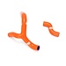 Samco Sport RADIATORSLANGEN EXC-R EXC-F 400/450/530 08-10 ORANJE 4 SLANGEN KTM-22ORANGE
