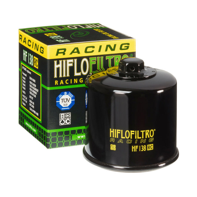 Hiflo Filtro HIFLO Oliefilter HF138RC racing zwart