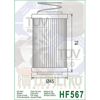 Hiflo Filtro Oliefilter HF567 MV Agusta