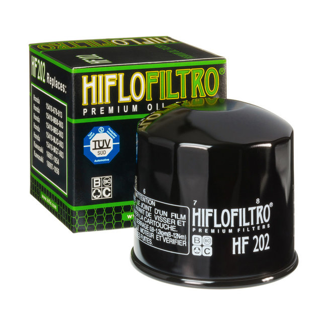 Hiflo Filtro HIFLO Oliefilter HF202 zwart