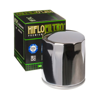 Hiflo Filtro HIFLO Oliefilter HF174C chrome Harley Davidson
