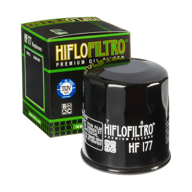 Hiflo Filtro HIFLO Oliefilter HF177 zwart Buell