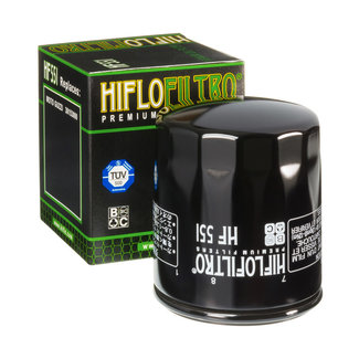 Hiflo Filtro Oliefilter HF551 zwart Moto Guzzi Hiflo Filtro Oliefilter HF551 zwart Moto Guzzi