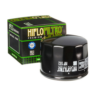 Hiflo Filtro HIFLO Oliefilter HF552 zwart Moto Guzzi